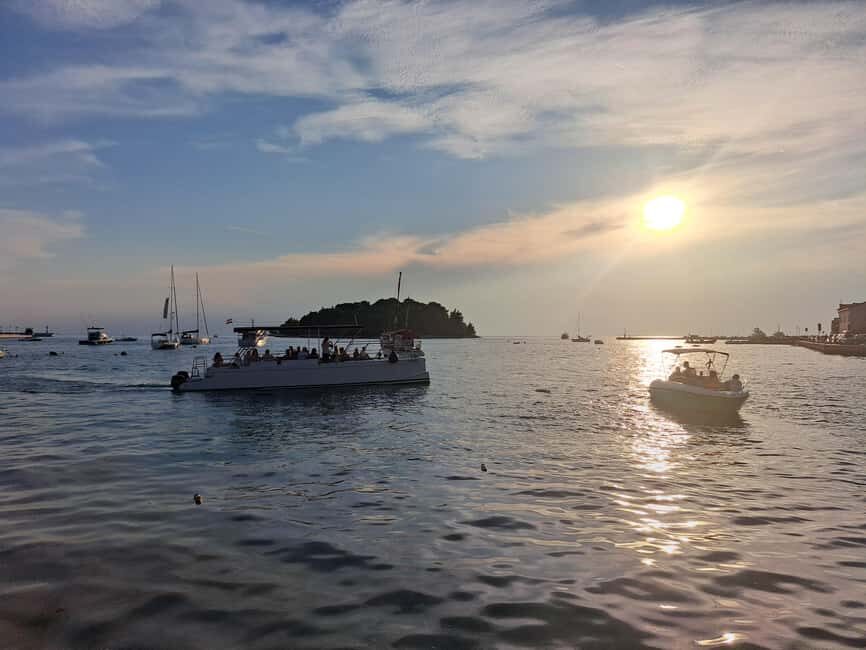 Rovinj: Sunset & dolphin group tours with Catamaran - Why the crew and stories make this tour feel personal