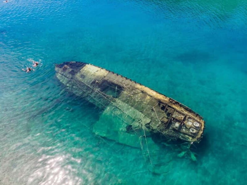 Shipwreck - Blue Lagoon All Inclusive + Trogir Walking Tour - Onboard lunch and drinks: what all-inclusive means in practice