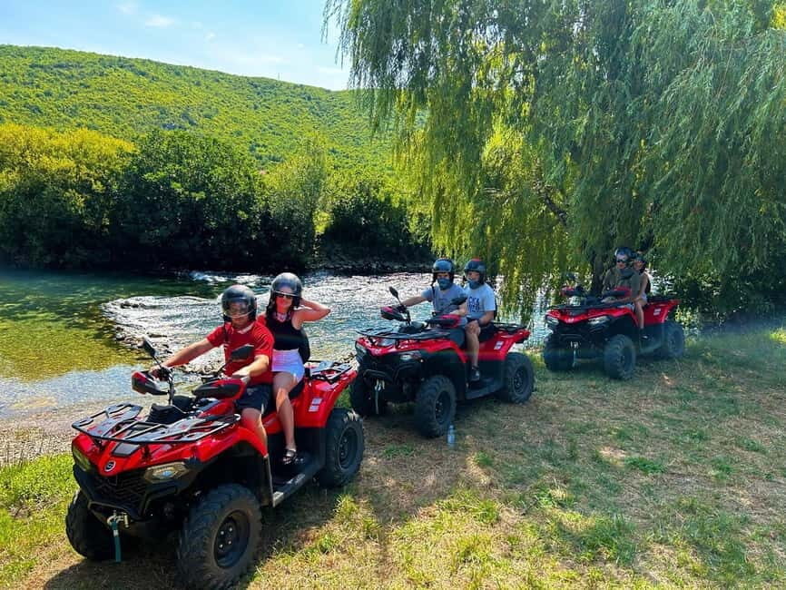 Split: ATV Quad Tour with waterfall swim - The Cetina River ride segment: the longer stretch that changes the mood