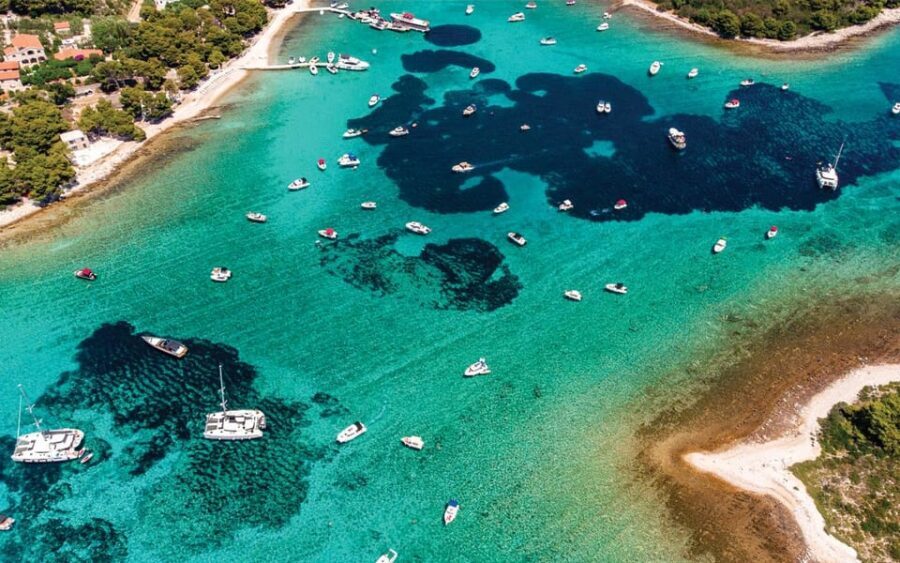 Split: Blue Lagoon and 3 Island Cruise with Food and Drinks - Čiovo Finale: Free Time, Swimming, and the Borko Beach Bar