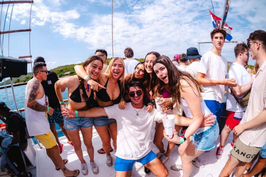 Split: Blue Lagoon Boat Party, Djs, Swim, Shots & AfterParty - Drinks on schedule: welcome shot, local bar, and how to pace yourself