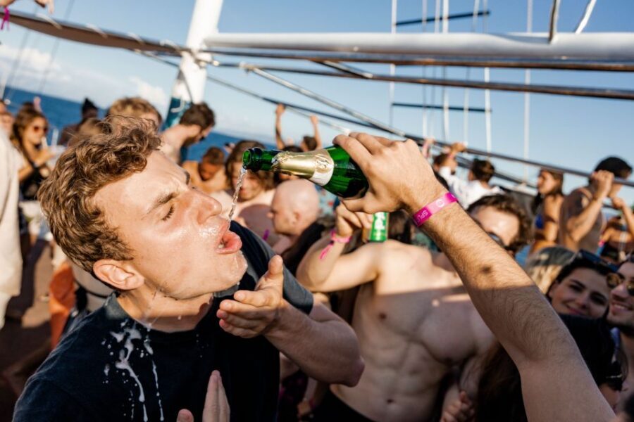 Split: Blue Lagoon Boat Party with DJs, Shots & After Party - Jimmy Bar Meet-Up: quick, easy, and ready to party