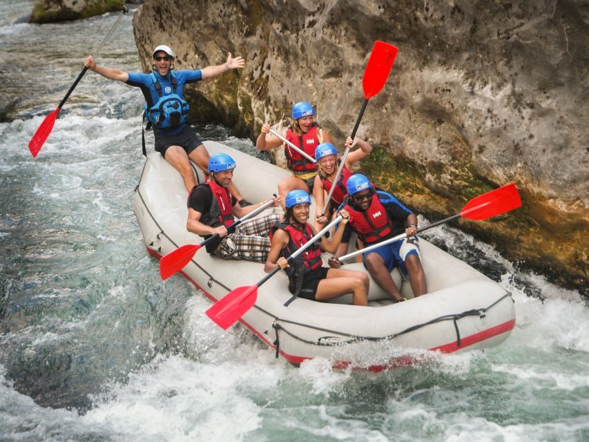 Split: Cetina River Rafting with Cliff Jumping and Cave Tour - Rapids, swimming pauses, and jumps up to 5 meters
