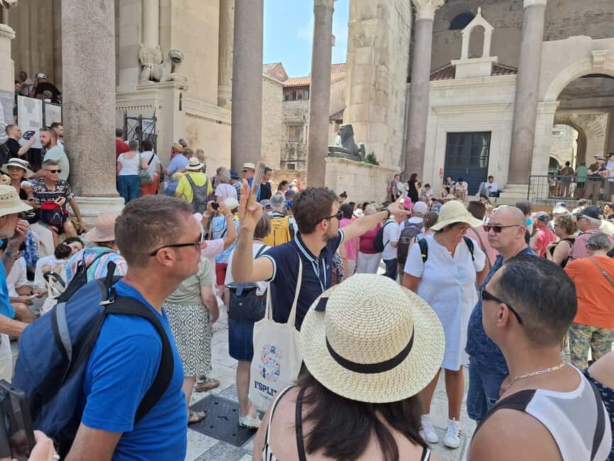 Split: City Walking Tour w/ Game of Thrones Locations - Meeting Point: Golden Gate Stairs and the Gregory of Nin Umbrella