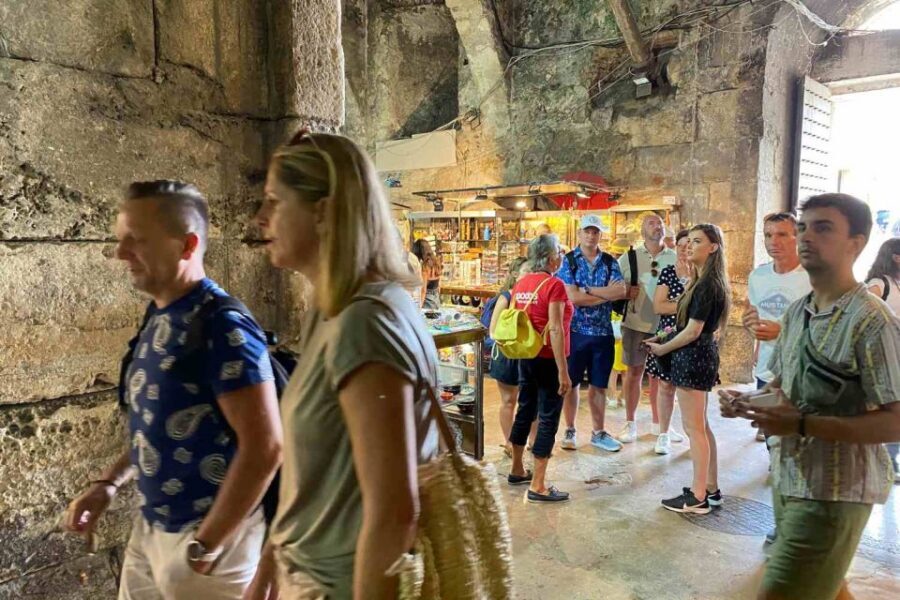 Split: Diocletian Palace & Old Town Guided Walking Tour - Town Hall and Fruit Square: the medieval and baroque layer