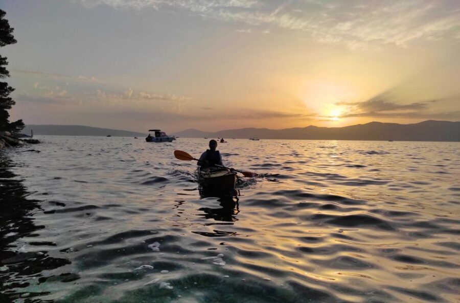 Split: Guided Sunset Sea Kayaking & Snorkeling Tour - Underwater photos and guide-captured memories you will use