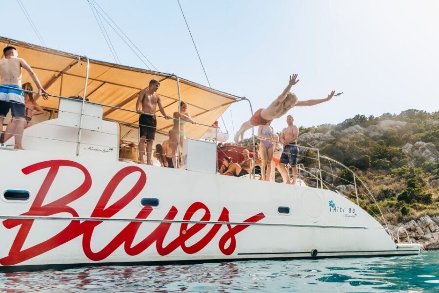 Split: Hvar, Pakleni, Brač & Šolta All-inclusive Tour - Return to Split: another Brač swim, plus the sunset mood