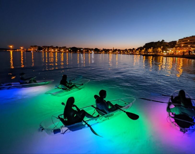 Split: Illuminated Evening Guided Kayaking Tour - Timing and transfers: how the 150 minutes actually feel
