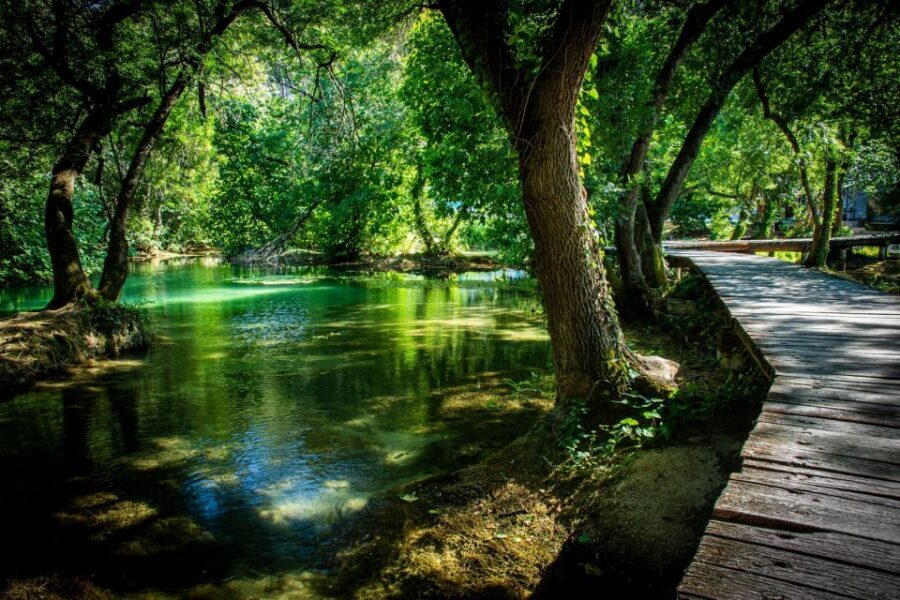 Split: Krka Waterfalls Trip with Boat Cruise and Swimming - Krka National Park: what the guided hour is for