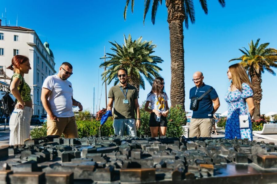 Split Old Town and Diocletian's Palace Tour - People’s Square: Old Town Hall and the City Clock