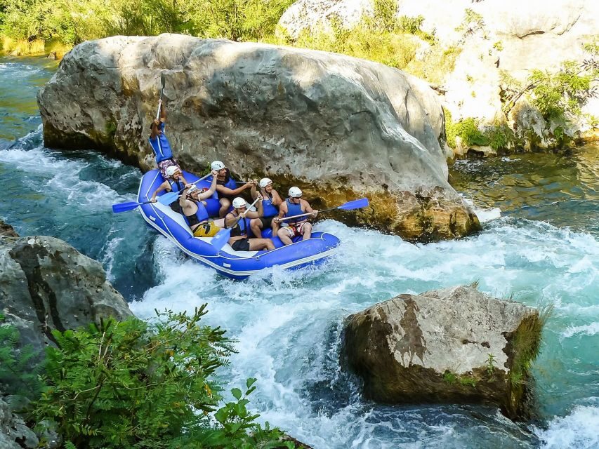 Split/Omiš: Cetina River Rafting with Cliff Jump & Swimming - From Meeting Point to Rafts: What Your 3 Hours Really Looks Like