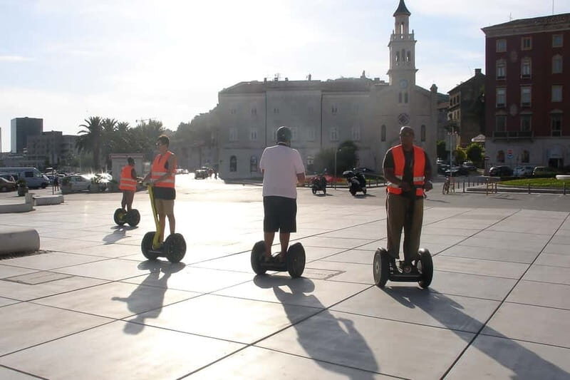 Split Segway Tour - Fruit Square and Sustipan: quick stops that add texture