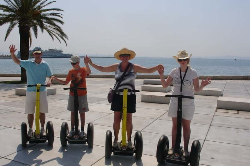 Split Segway Tour - Meeting near the Croatian National Theater: what the tour setup feels like