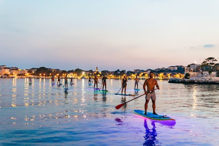 Split: Stand Up Paddleboard Night Glow Tour - What You Actually See Under the LED Lights
