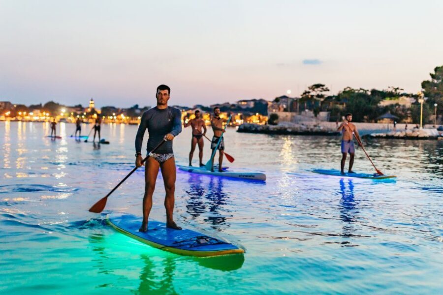 Split: Stand Up Paddleboard Night Glow Tour - Equipment and Coaching: Hardboards That Matter at Night