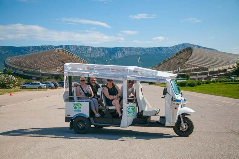 Split: Top City Highlights Electric Tuk-Tuk Tour - From St. Frane church into Split’s best angles