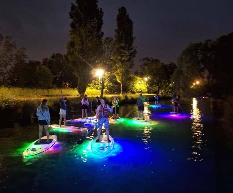 Split: Transparent SUP night Glow tour - The river glow section: where the magic really happens