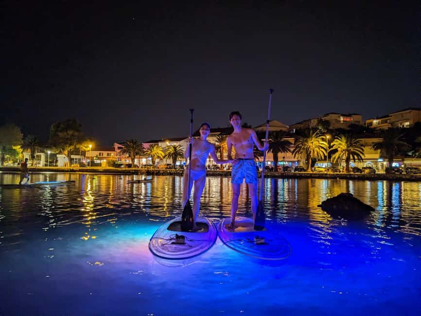 Split: Transparent SUP night Glow tour - Guides and group energy: chatty, helpful, and photo-minded