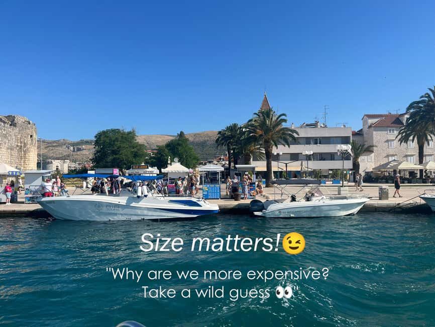 Split/Trogir: Half-Day 3-Island Speedboat Adventure - Starting line: Trogir or Split, and why the timing matters