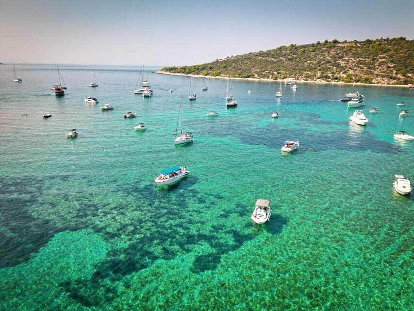 Split/Trogir: Half-Day 3-Island Speedboat Adventure - Stop 3 Čiovo at Duga Cove / Beach bar Borkko: swim again, then unwind