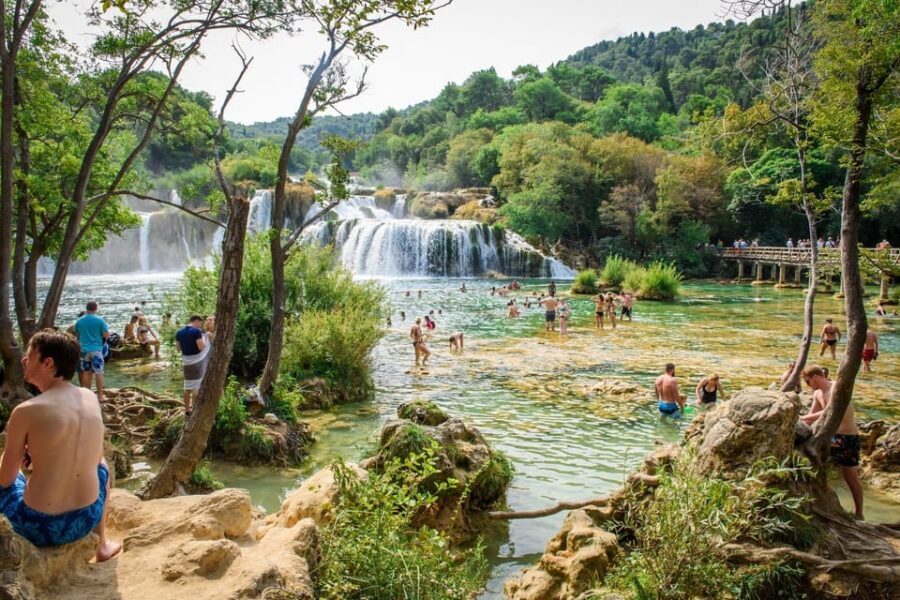 Split/Trogir: Krka National Park Day Trip & Boat to Skradin - Educational stops by the Krka River: herbs, animals, and real conservation talk