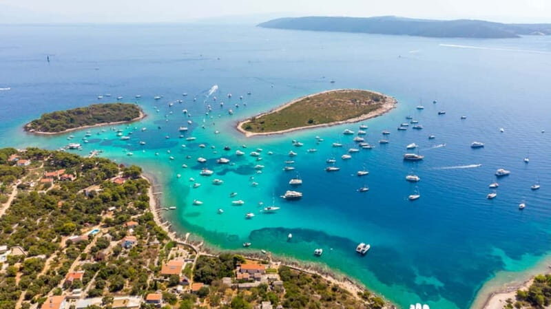 Split/Trogir: Trogir, Blue Lagoon, and Solta Speedboat Trip - Blue Lagoon swim time: 75 minutes of water you’ll actually want to stay in