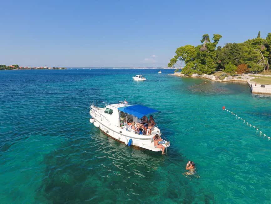 Zadar: Boat Tour with Snorkeling Gear and Drinks - The 4-hour route: Ošljak, Ugljan cruising, then Preko time